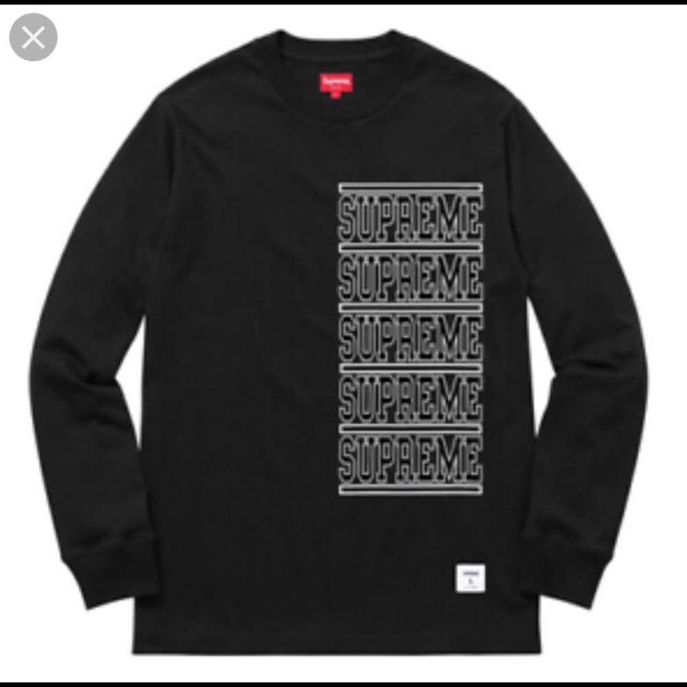 Supreme stacked s/s top